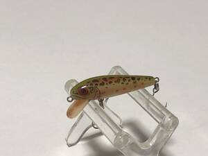 REBEL FLOTER MINNOW レーベル フローター ミノー ブラウントラウト 約3.8cm(検.OLD オールド ストーム ラパラ ノーマン モデルA ファット