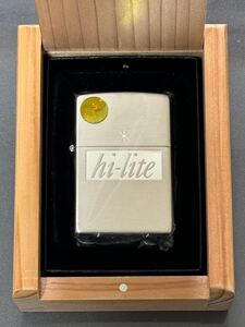 zippo hi-lite NIPPON silver 限定品 両面刻印 ハイライト 2011年製 HI-LITE シルバー デットストック シリアルナンバー HI-NO.01755