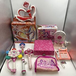 ジャンク【おもちゃ】プリキュア まとめ売り ジュエリーボックス/パッションハープ/ステッキ/レジ