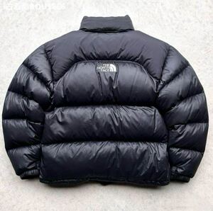 未使用級 試着のみ THE NORTH FACE ノースフェイス センターロゴ US規格 700フィル ヌプシ ダウンジャケット 