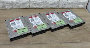 ★≪中古品≫WD HDD 3.5 500G WD10EFRX 4台[t24112105]