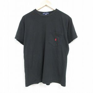 XL/古着 ラルフローレン Ralph Lauren ポロスポーツ 半袖 ブランド Tシャツ メンズ ワンポイントロゴ 胸ポケット付き コットン クルーネッ