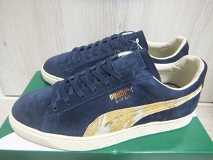 新品 PUMA SUEDE MIJ 27.5cm PEACOAT/PUMA TEAM GOLD（紺/金)☆プーマ スエード スウェード ネイビー 日本製 made in japan