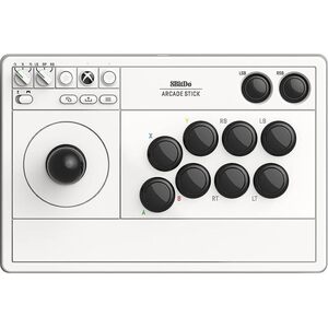 【中古】【Xbox Series X,S,One/PC対応】8BitDo Arcade Stick for Xbox White