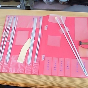 編み棒 アルミ製 計16本 かぎ針 アフガン針 　日本あみもの学院 棒針 ノート型 持ち運び自由 手芸