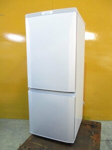 ☆三菱 MITSUBISHI 2ドア ノンフロン冷凍冷蔵庫 146L MR-P15D-S 2019年製 シャイニーシルバー 直接引取OK w6135