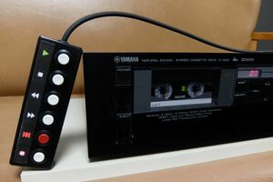 YAMAHAカセットデッキ用リモコン,RS-10compatible(7mケーブル)