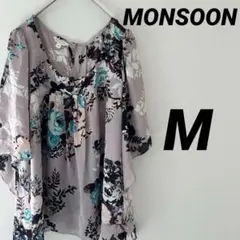 MONSOON モンスーン チュニック 花柄 Mサイズ レディース 春 夏