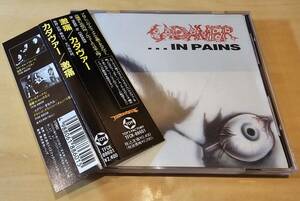 【コレクション放出中】カダヴァー/激痛　...In Pain 国内盤帯付廃盤　トイズ・ファクトリー　TFCK-88601