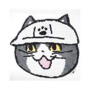 メイカーズ 仕事猫 くまみね もこもこフロアマット 4582572391589 キャラクター グッズ