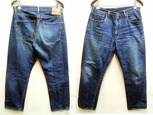 ◇即決[W34]ほぼ未使用品 WAREHOUSE 1105 2ND-HAND USED WASH 濃 セコハン ビンテージ加工 デニム パンツ■6302