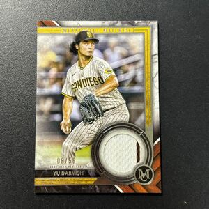 50枚限定 ダルビッシュ有 2022 Topps Museum Relic レリック Yu Darvish Padres MLBカード