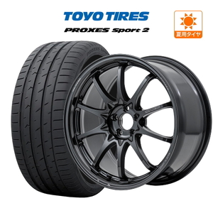 18インチ ホイール 8.0J 5穴 pcd100 114.3 レイズ ボルクレーシング CE28 N-plus TOYO プロクセス スポーツ2 225/40R18 86等