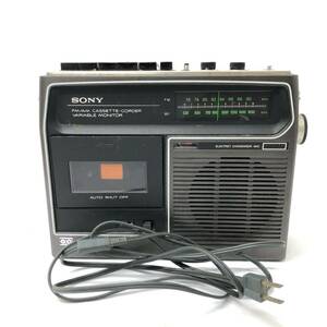 ソニー CF-1600 ラジカセ FM / AM ２バンド アンティーク ラジオカセットレコーダー 起動確認