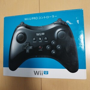 WiiU PROコントローラー ブラック　充電ケーブル欠品