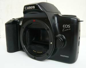 平成レトロ 当時物 RETRO CAMERA CANON キャノン フィルム カメラ 一眼レフ ボディ EOS Kiss ストラップ付 クラッシックカメラ 