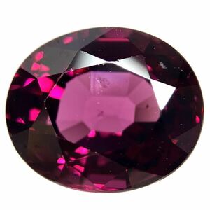 ☆天然ロードライトガーネット4.726ct☆U約10.6×8.8mm ルース 裸石 宝石 ジュエリー jewelry rhodolite garnet DA0/DA0