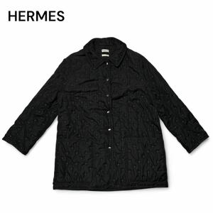 HERMES エルメス セリエボタン パドックコート 42