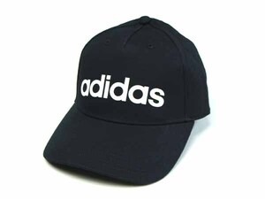 adidas アディダス コットン ツイル キャップ ブラック 男女兼用 フリーサイズ 帽子 【新品未使用品】 ◆アウトレット◆