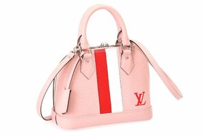 ルイヴィトン アルマBB エピ ローズバレリーナ 2WAYショルダー ハンドバッグ LOUIS VUITTON M51961中古品 USED 美品 Aランク/6746