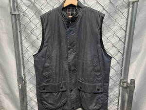 BARBOUR 80s WAXCOTTON OIL VEST GRAY バブアー オイルドベスト 旧3ワラント グレー サイズ XL