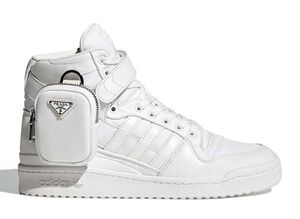 PRADA Re-Nylon x adidas Forum High "White" 25.5cm GY7041