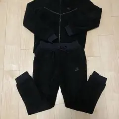 NIKE テックフリース ボアジャケット&パンツ 上下セットブラックM size