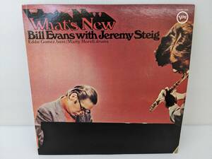 ねH0178【LP】BillEvans with Jeremy Steig☆What’ｓＮｅｗ【ＬＰレコード】