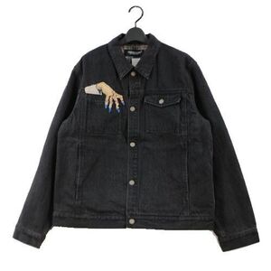 UNDERCOVER アンダーカバー 23AW ハンドビーズ 裏シャギーCK 加工Gジャン ジャケット 4 ブラック