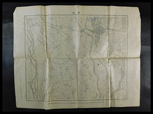 古地図 甲府 2万の1 地形図 甲府近傍8號 大日本帝国陸地測量部 明治21年測量 明治24年発行 OK5505