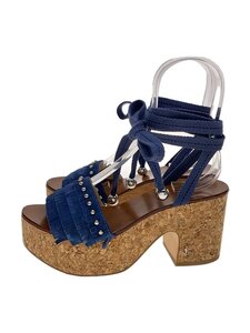 JIMMY CHOO◆サンダル/37/BLU