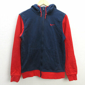 G■ナイキ/NIKE クラブフレンチテリーフーディ 637906-451【M】赤紺/men