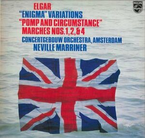 LP Elgar, Concertgebouw Orchestra, Amsterdam, Neville Marriner enigma Variations / pomp And Circumstance X7869 PHILIPS /00260