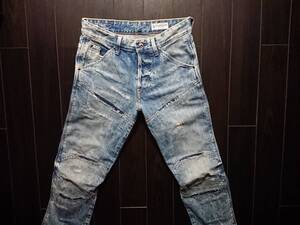 G-STAR RAW♪RESTORED♪5620 3D TAPERED♪ジースター♪立体裁断♪経年加工♪W28 L32♪D01517 8595 8576