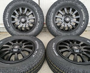 N-VAN アクティ ハイゼット アトレー クリッパー キャリィ 12インチ マッドスター ラジアル AT 145/80R12 80/78N ホワイトレター