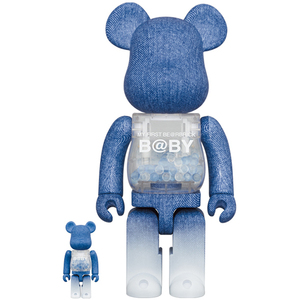 新品 2022 MEDICOM TOY MY FIRST BE@RBRICK B@BY 100％ & 400％ INNERSECT (M-6-8)