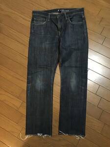 【Gap/ギャップ】スリムデニムパンツ・ジーンズ／US29/30★カットオフ★SLIM／COUPE ETROITE★メンズ★USED