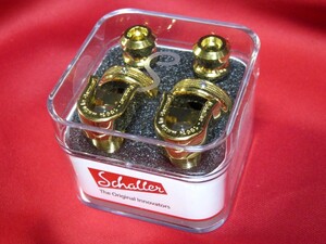 【国内正規品】★Schaller／S-Locks ストラップ・ロックピン/GO ゴールド◆大切な楽器を守る!シャーラー ロック エンドピン サイズ選択可◎