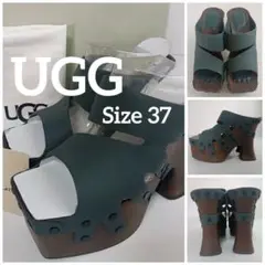 アグ ugg とても素敵な厚底サンダル 極美品 定価6.6万円