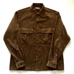 美品 UNITED ARROWS Corduroy Shirt Jacket ユナイテッドアローズ コーデュロイ シャツジャケット CPOシャツ Mサイズ ボックスシルエット