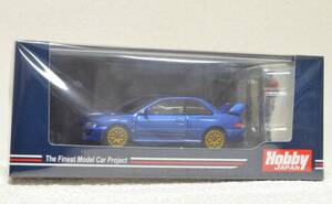 ホビージャパン　1/64 スバルインプレッサ 22B STi Version (GC8改) / エンジンディスプレイモデル付（ソニックブルーマイカ）