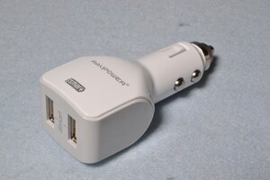 DUAL USB 24W CAR CHARGER★デュアルUSBチャージャー