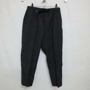 19SS SOPHNET. Gramicci ソフネット グラミチ WIDE CROPPED TAPERED PANTS by LORO PIANA コラボ ウール テーパードパンツ GRAY S 190166