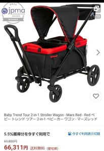 babytrend　ベビーカー　ワゴン　アウトドアワゴンやペットカートにも