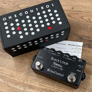 【中古】【保証対象外】 One Control　Minimal Series Black Loop　/ t44318　2ループスイッチャー