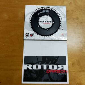 QARBON ROUND RING　NO Q　50T　BCD110mm　5穴　ROTOR ローター　真円　ラウンド　リング カーボン