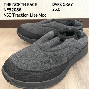 THE NORTH FACE ザノースフェイス ヌプシトラクションライトモック キャンプ アウトドア 冬靴 普段使い ダークグレー 25.0