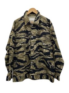 RESOUND CLOTHING◆2ND OVER JACKET/Gジャン/2/コットン/KHK/カモフラ/RC23-G-001