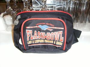 USA NFL★FLASH BOWL ウエストポーチ★フットボール ラグビー