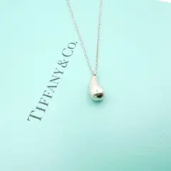 2322-2 極美品✨Tiffany　ネックレス　ティアドロップ SV925